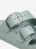 Birkenstock Arizona Big Buckle Eva Grey Slides Birkenstock Arizona Big Buckle Eva Grey Slides
