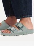 Birkenstock Arizona Big Buckle Eva Grey Slides Birkenstock Arizona Big Buckle Eva Grey Slides