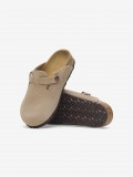 Chanclas Birkenstock Boston Gamuza Kids Beige Chanclas Birkenstock Boston Gamuza Kids Beige