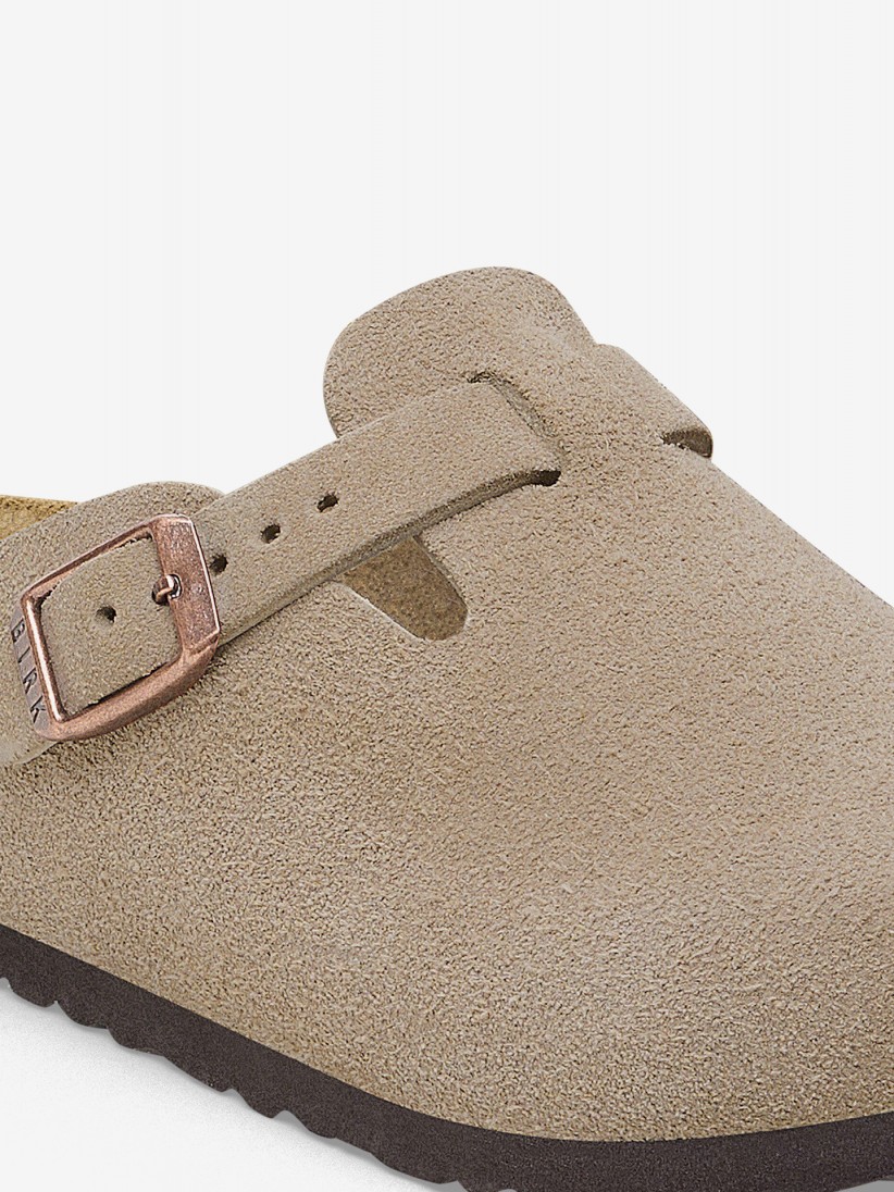 Chanclas Birkenstock Boston Gamuza Kids Beige Chanclas Birkenstock Boston Gamuza Kids Beige
