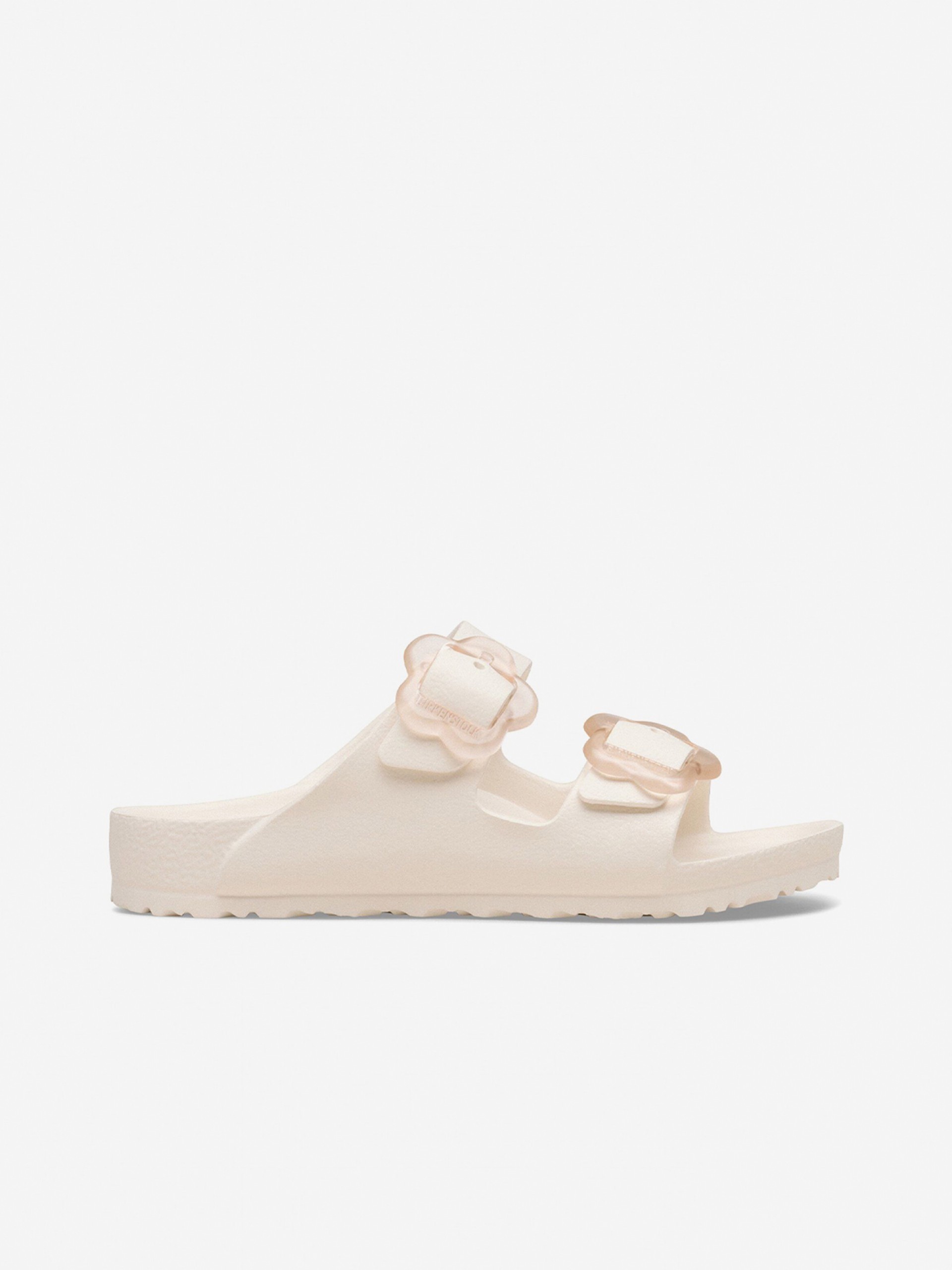Chanclas Birkenstock Arizona Flower EVA Kids Blancos