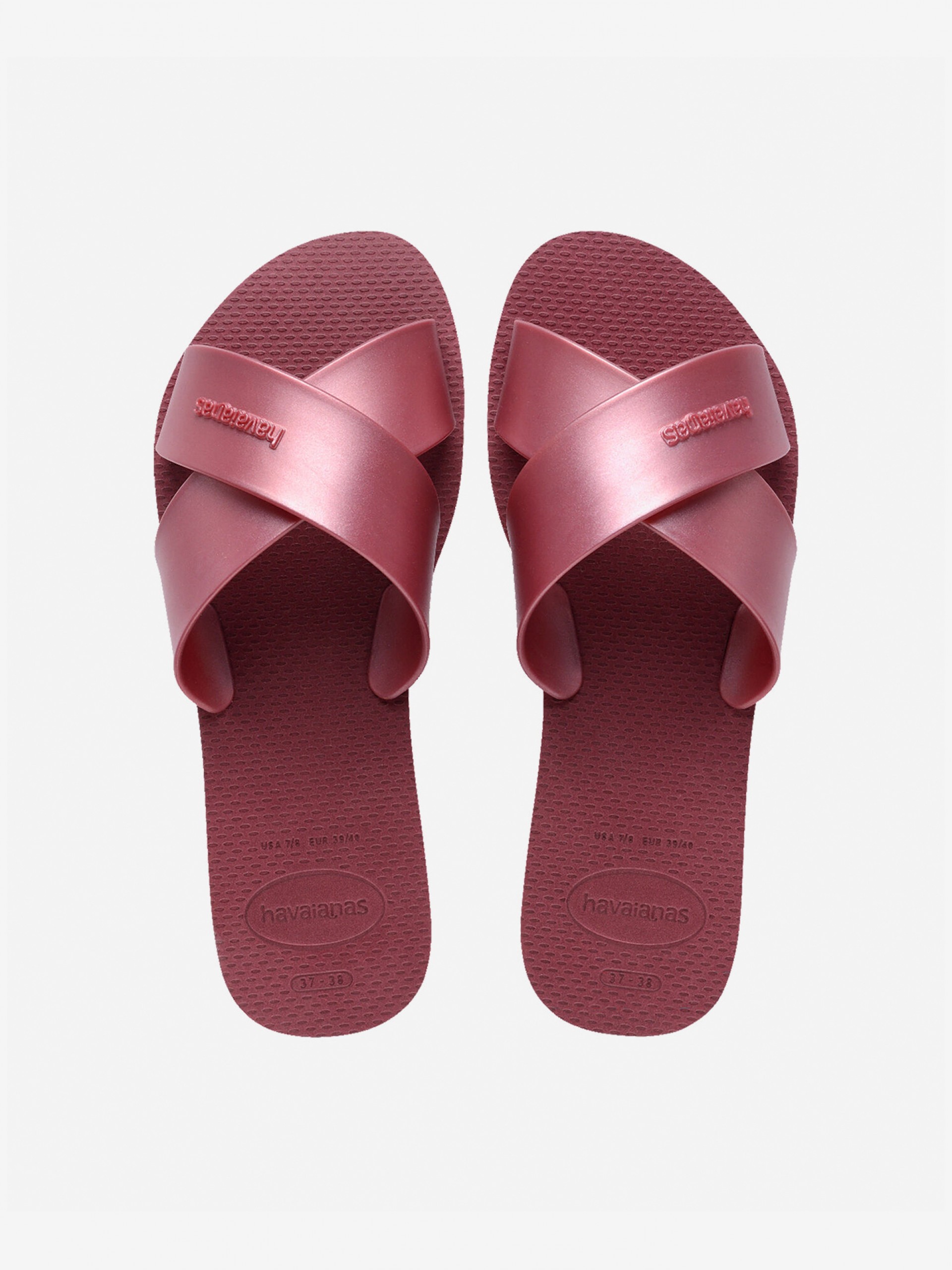 Chanclas Havaianas Aqua Metallic Burdeos