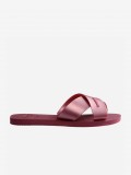 Havaianas Aqua Metallic Burgundy Slides