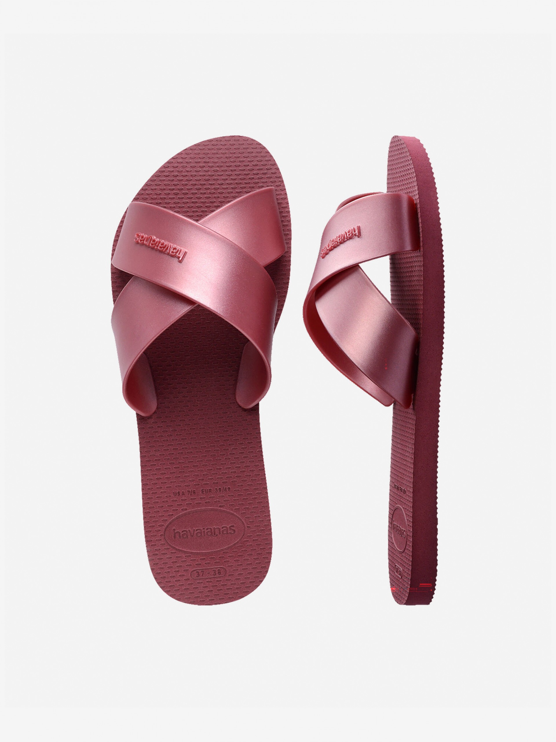 Chanclas Havaianas Aqua Metallic Burdeos