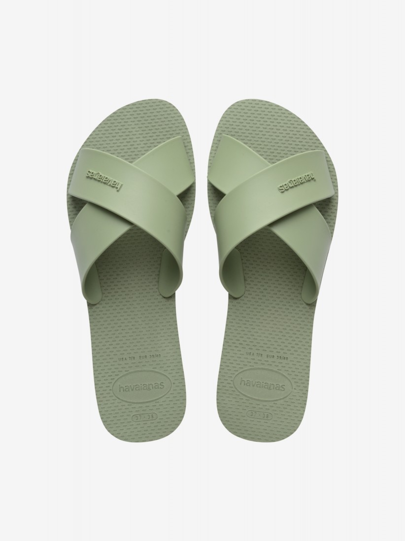 Havaianas Aqua Green Slides Havaianas Aqua Green Slides