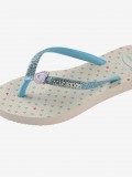 Havaianas Slim Glitter II Kids Blue and Beige Flip Flops Havaianas Slim Glitter II Kids Blue and Beige Flip Flops