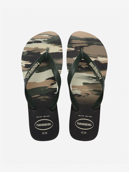 Havaianas Top Camu Green Flip Flops Havaianas Top Camu Green Flip Flops
