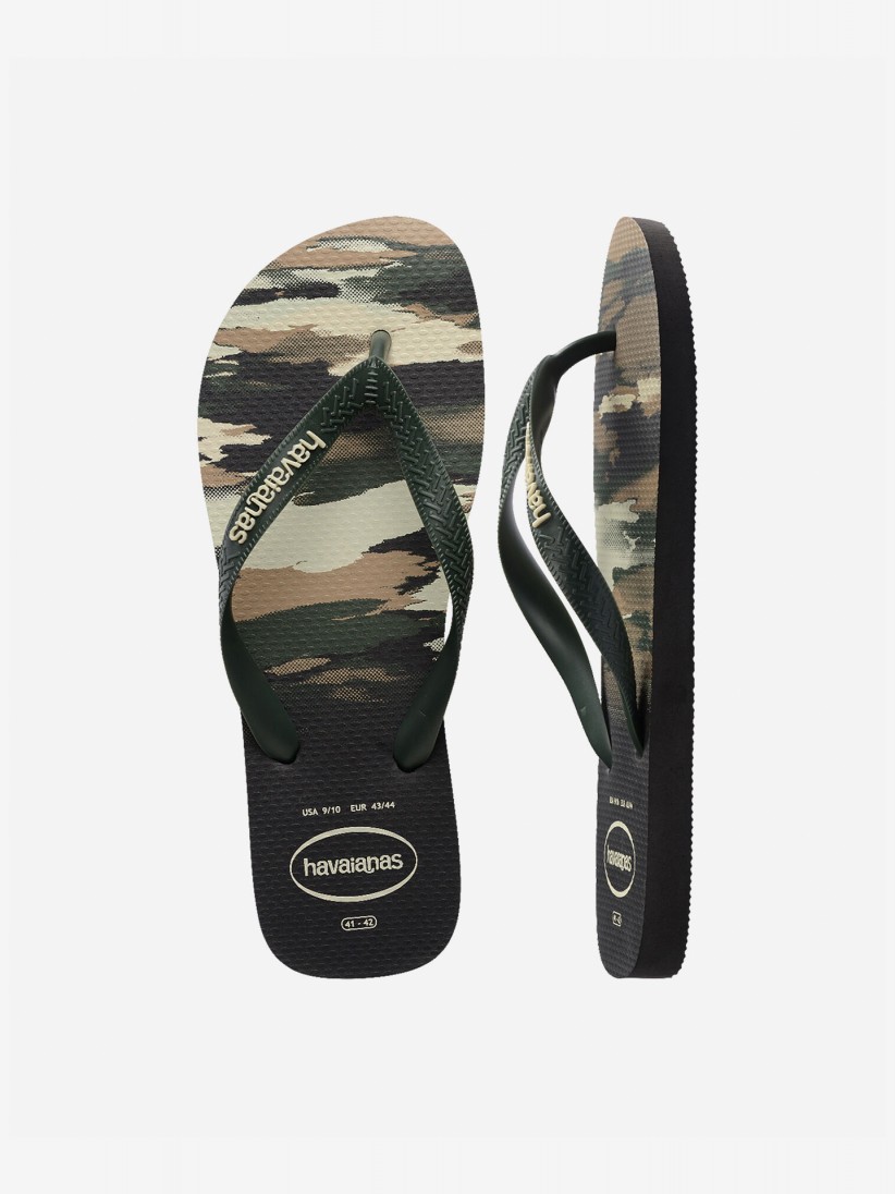 Havaianas Top Camu Green Flip Flops Havaianas Top Camu Green Flip Flops