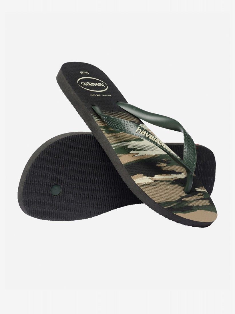 Havaianas Top Camu Green Flip Flops Havaianas Top Camu Green Flip Flops