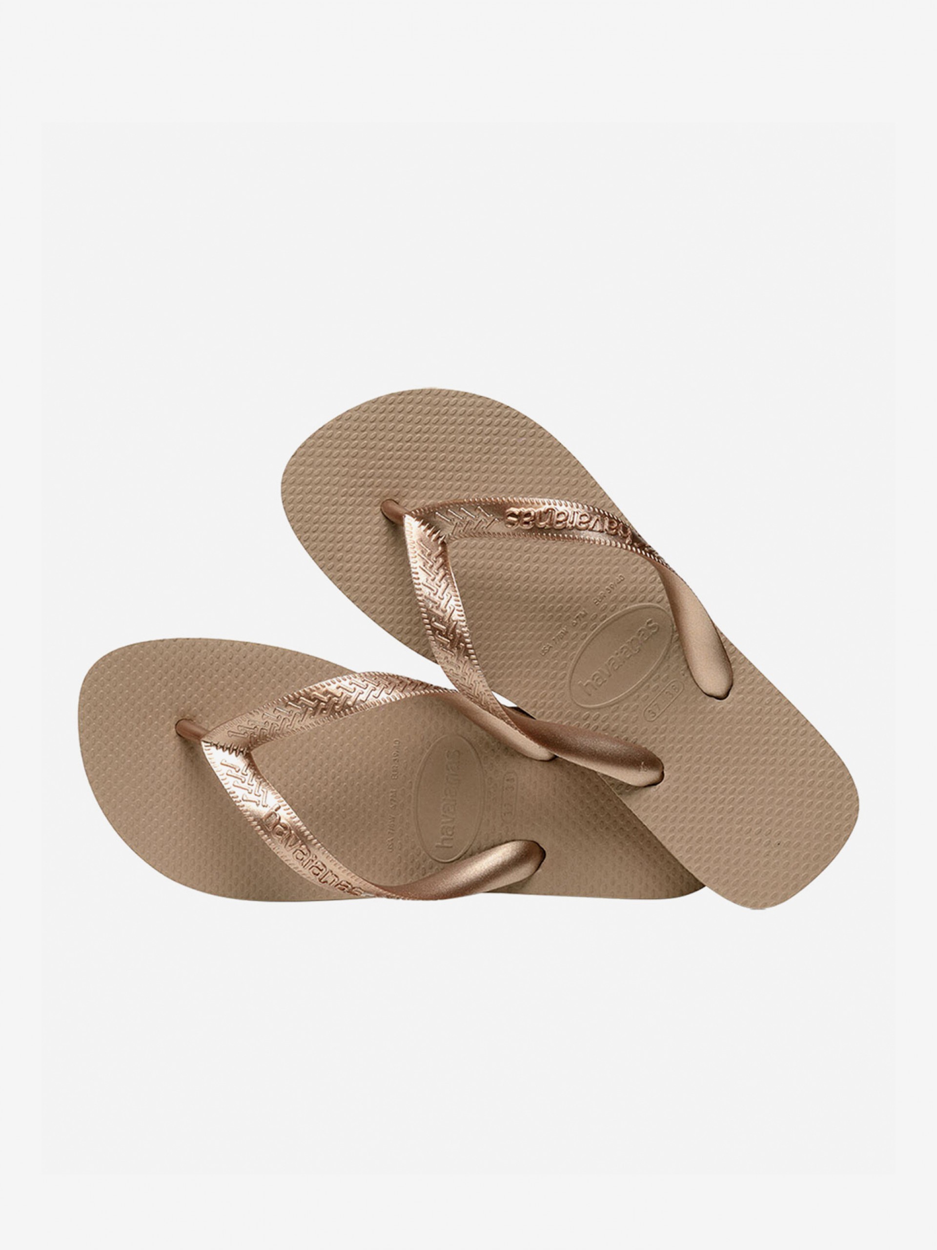 Chanclas Havaianas Top Glitter Bronce