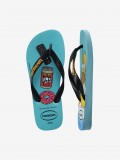 Chinelos Havaianas Simpsons Azuis e Pretos Chinelos Havaianas Simpsons Azuis e Pretos
