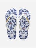 Havaianas Top Sao Luis White and Blue Flip Flops Havaianas Top Sao Luis White and Blue Flip Flops