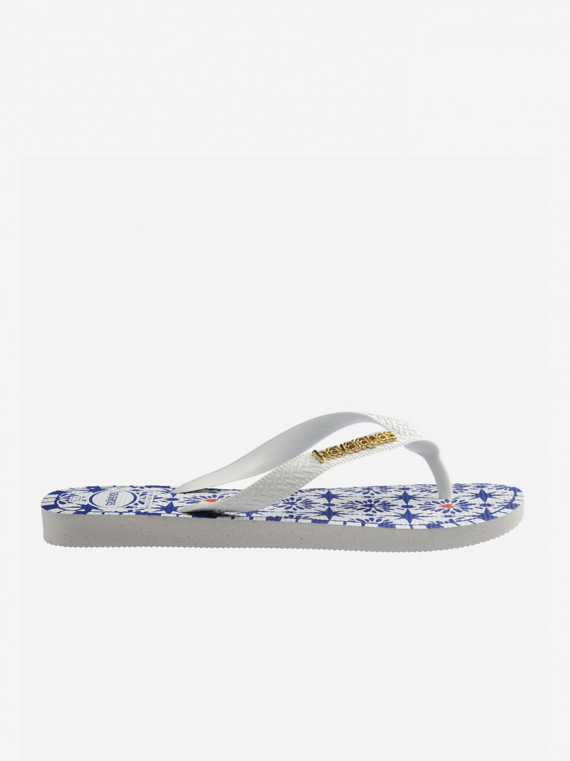 Chanclas Havaianas Top São Luís Blancas y Azules