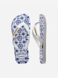 Havaianas Top Sao Luis White and Blue Flip Flops Havaianas Top Sao Luis White and Blue Flip Flops