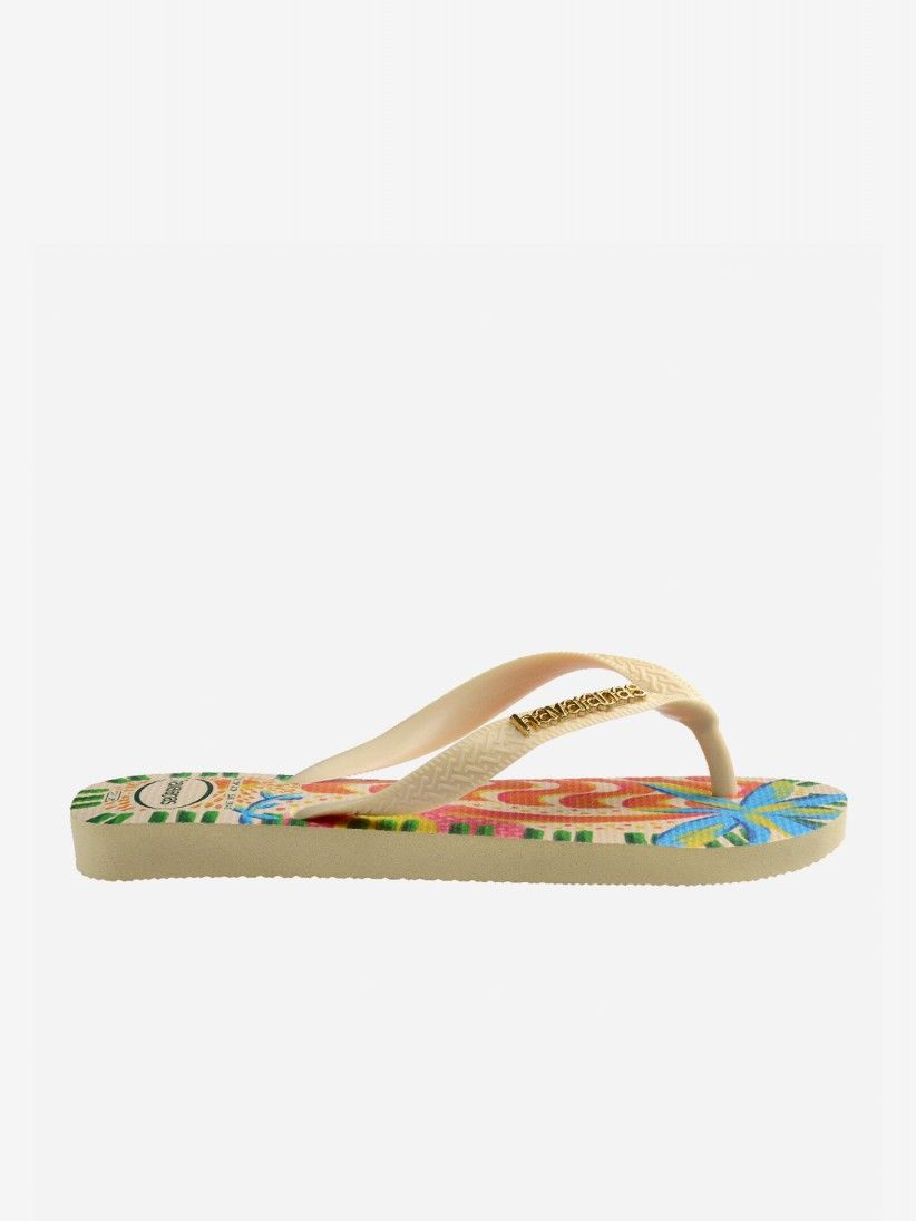 Havaianas Top Bossa Beige Flip Flops