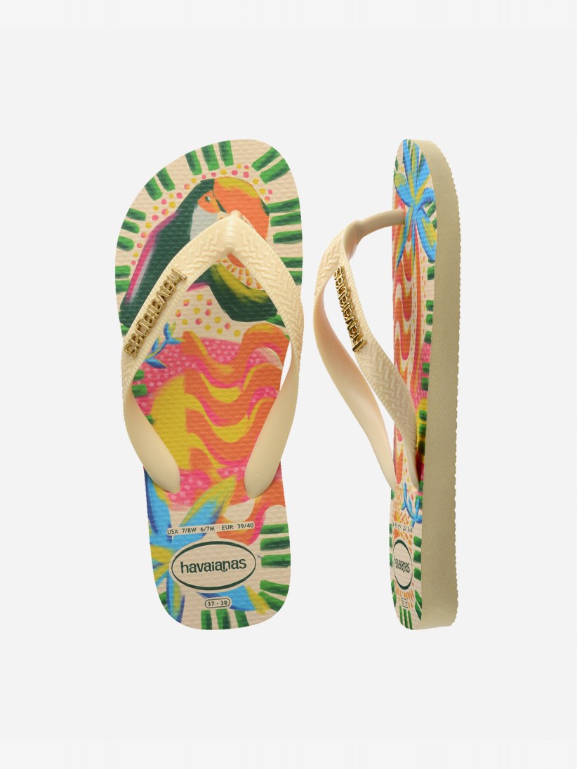 Havaianas Top Bossa Beige Flip Flops