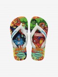 Havaianas Top Marvel II Avengers Kids White Flip Flops Havaianas Top Marvel II Avengers Kids White Flip Flops