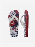 Chinelos Havaianas Disney Cars Kids Vermelhos e Brancos