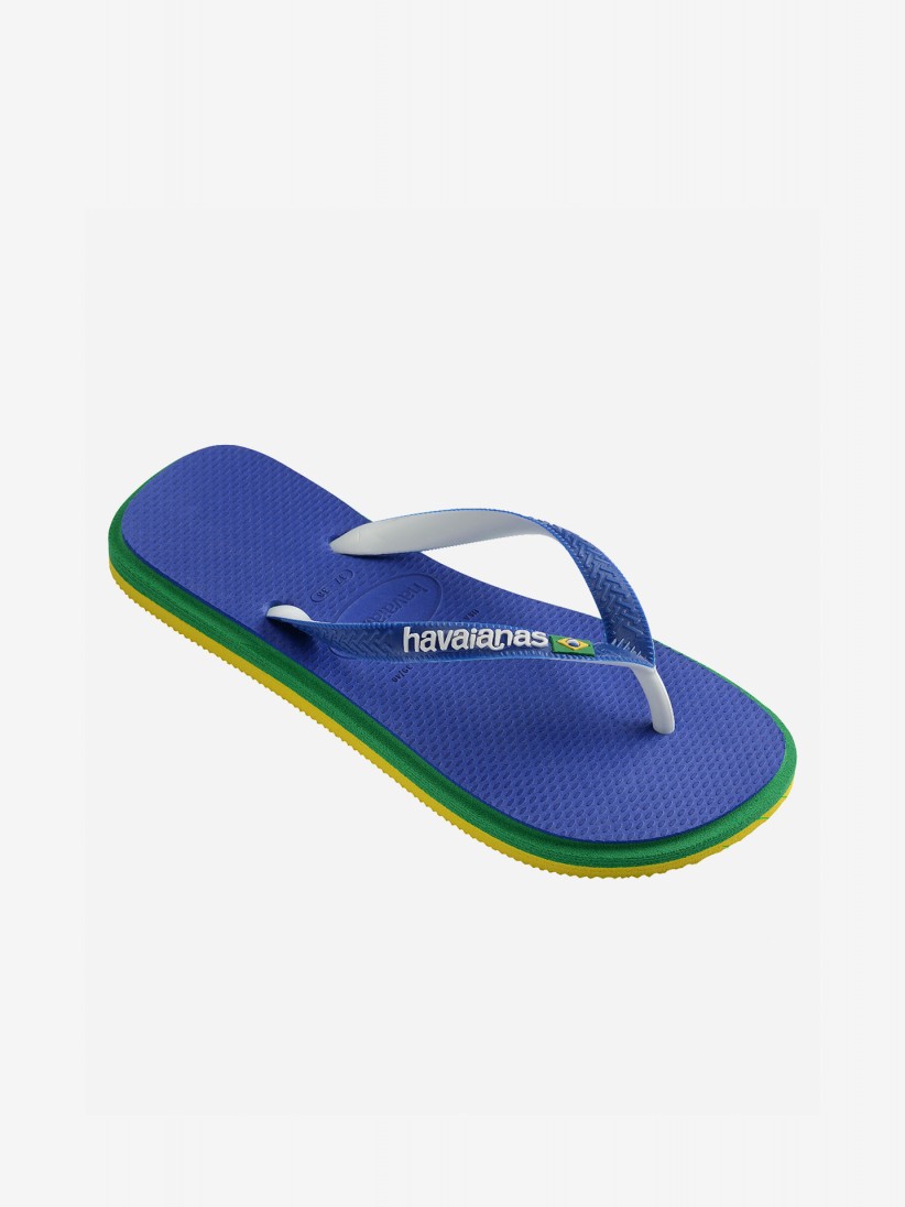 Chinelos Havaianas Brasil Twist Azuis Chinelos Havaianas Brasil Twist Azuis