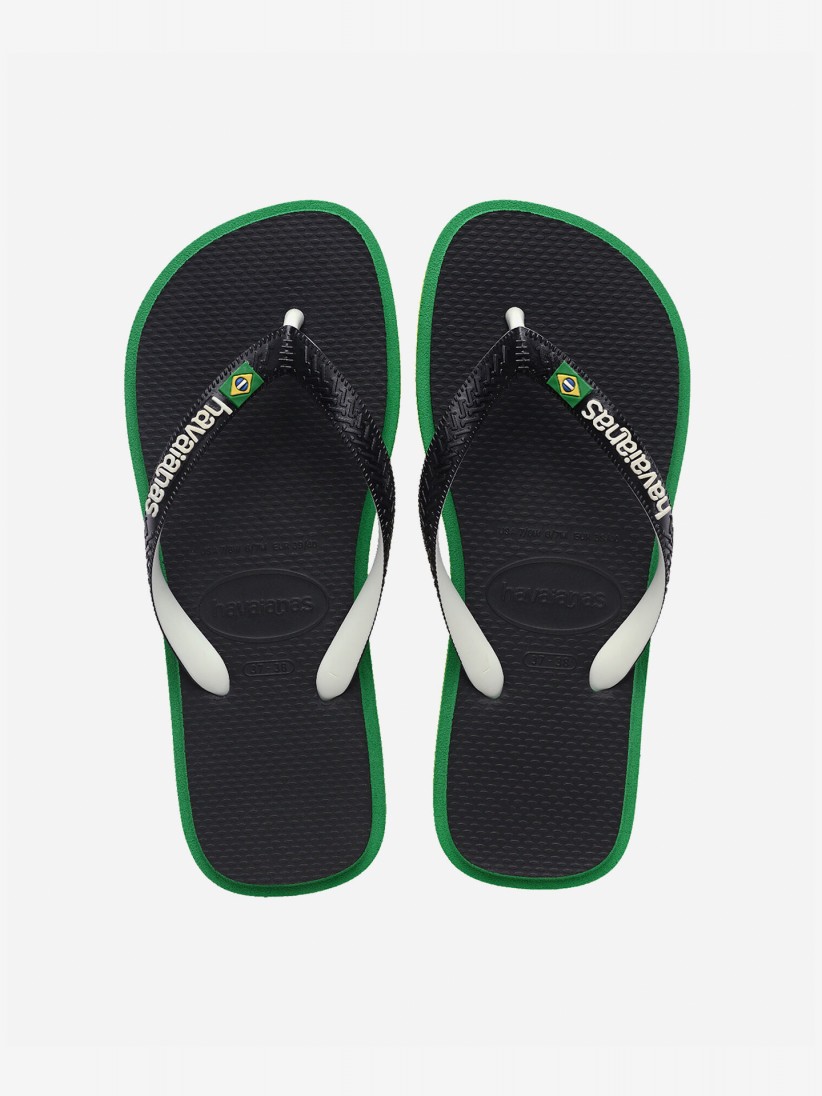 Chinelos Havaianas Brasil Twist Pretos Chinelos Havaianas Brasil Twist Pretos