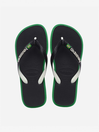 Chinelos Havaianas Brasil Twist Pretos