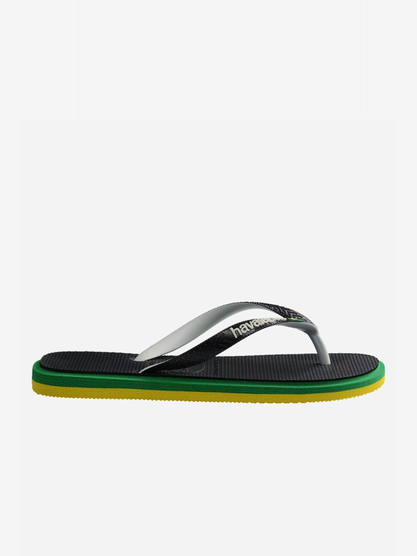 Chinelos Havaianas Brasil Twist Pretos Chinelos Havaianas Brasil Twist Pretos
