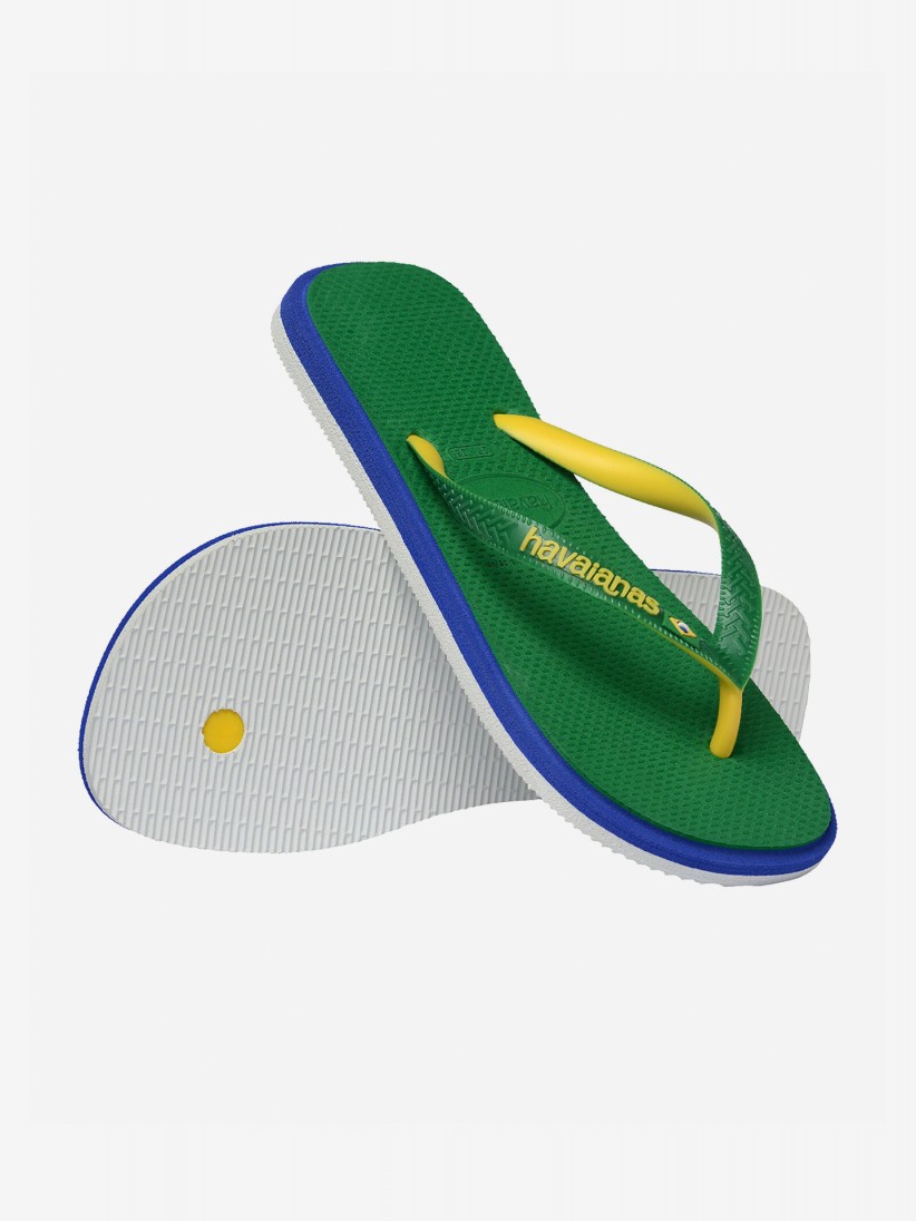 Chinelos Havaianas Brasil Twist Verdes Chinelos Havaianas Brasil Twist Verdes