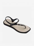 Sandalias Havaianas Flash Fusion Negras y Beige