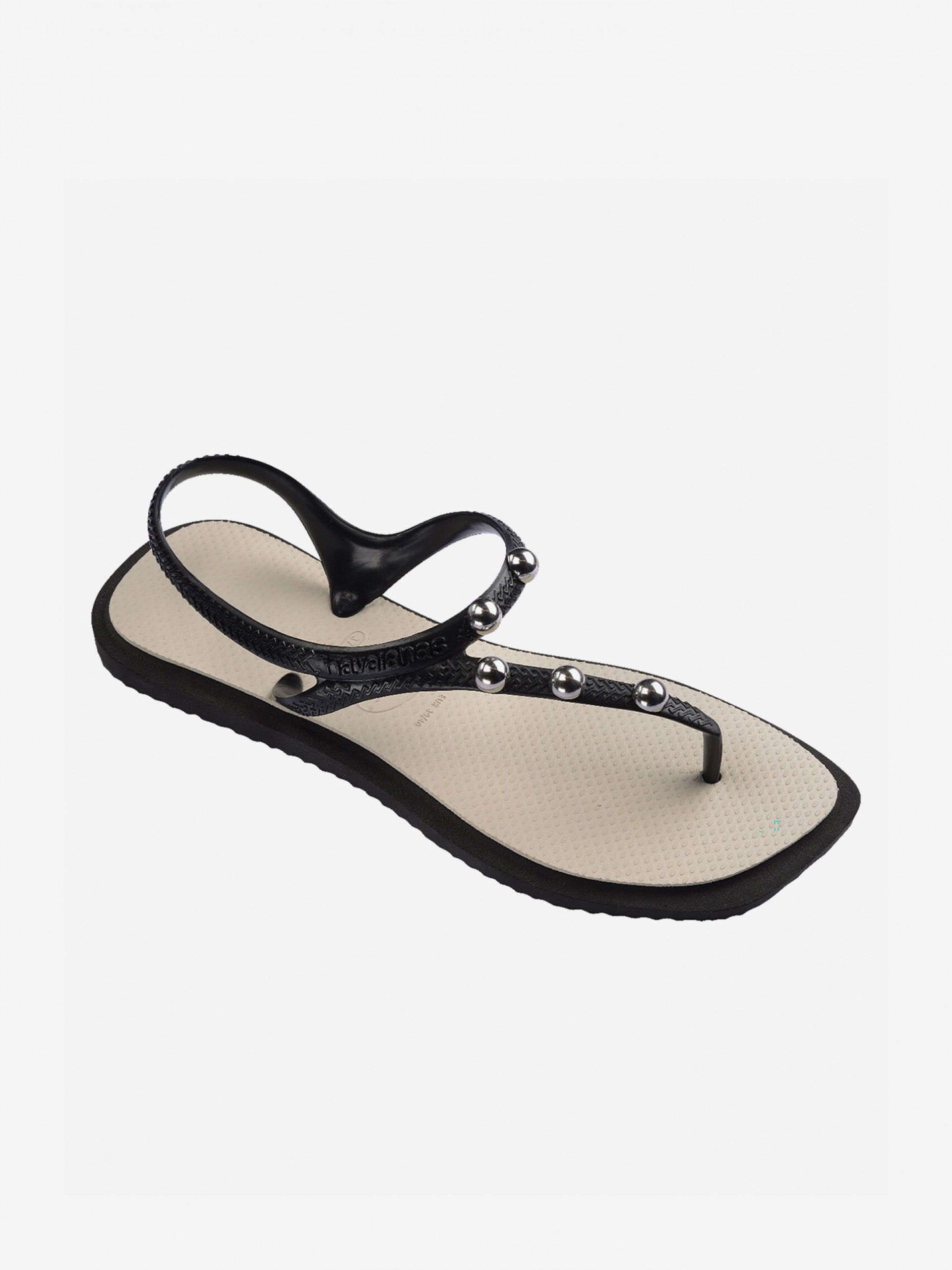 Havaianas Flash Fusion Black and Beige Sandals