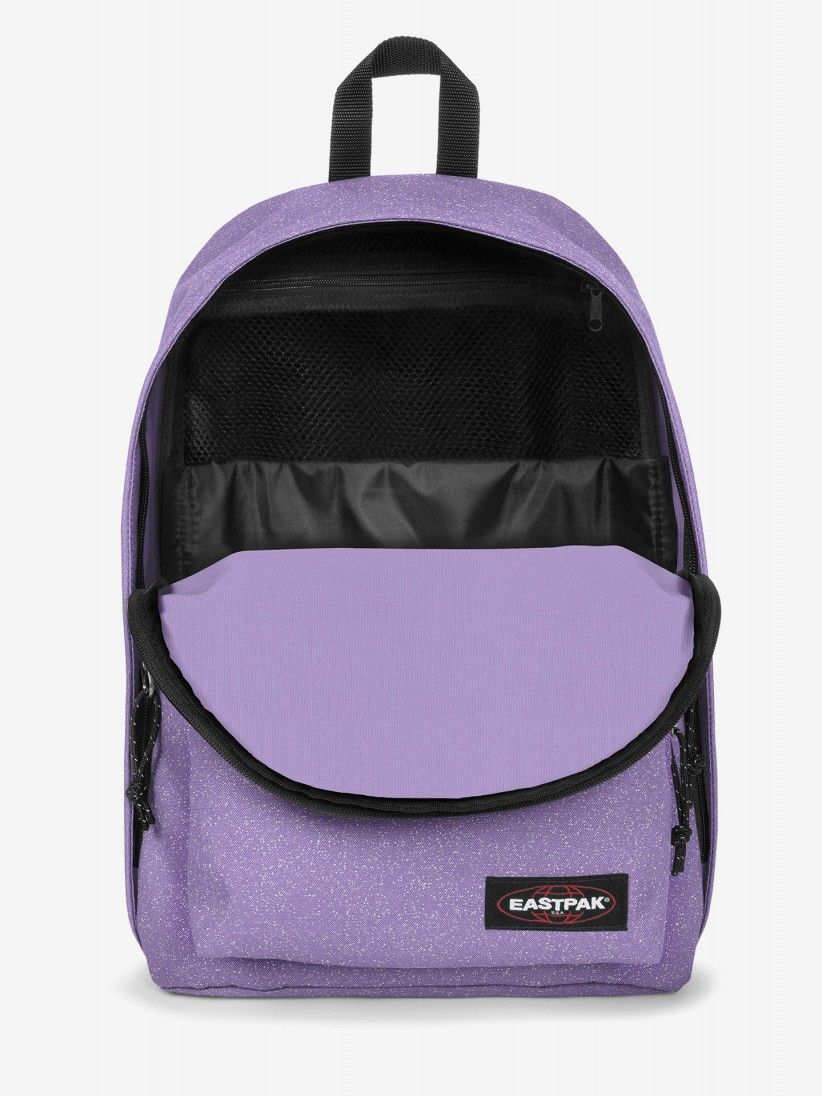 Mochila Escolar Eastpak Out Of Office Lilás Brilhante Mochila Escolar Eastpak Out Of Office Lilás Brilhante