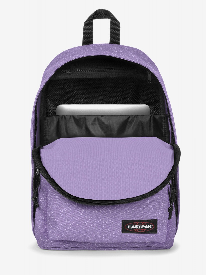 Mochila Escolar Eastpak Out Of Office Lilás Brilhante Mochila Escolar Eastpak Out Of Office Lilás Brilhante