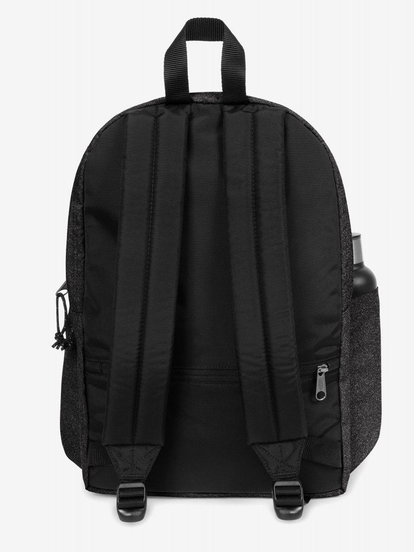 Mochila Escolar Eastpak Day Office Preta Brilhante Mochila Escolar Eastpak Day Office Preta Brilhante