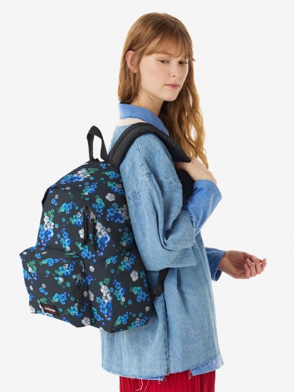 Mochila Escolar Eastpak Day Pak'R Preta Floral Bloom