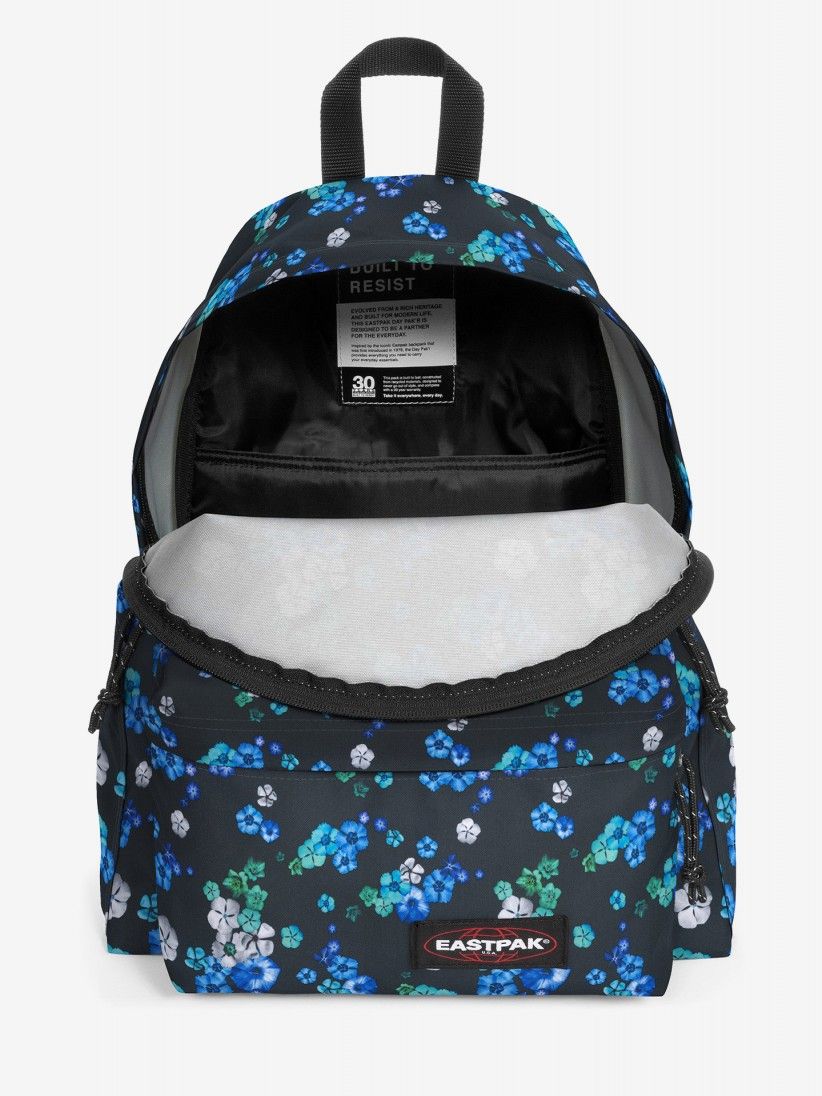 Mochila Escolar Eastpak Day Pak'R Preta Floral Bloom Mochila Escolar Eastpak Day Pak'R Preta Floral Bloom