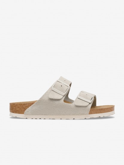Birkenstock Arizona Suede Grey Slides Birkenstock Arizona Suede Grey Slides