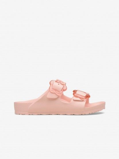 Birkenstock Arizona Flower EVA Kids Pink Slides