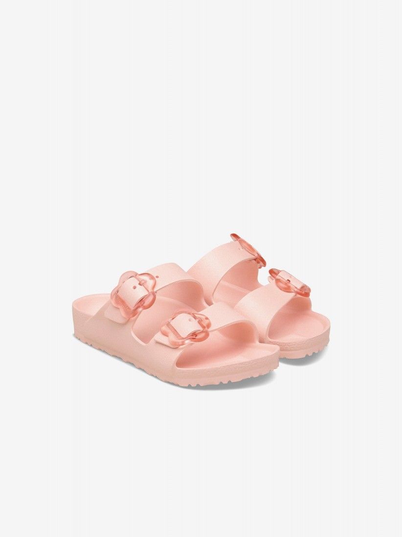 Birkenstock Arizona Flower EVA Kids Pink Slides