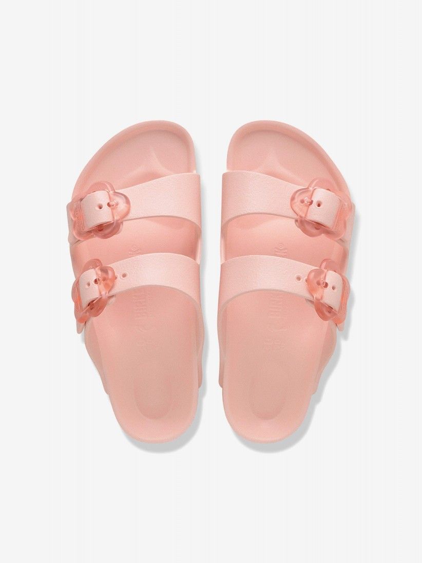 Birkenstock Arizona Flower EVA Kids Pink Slides