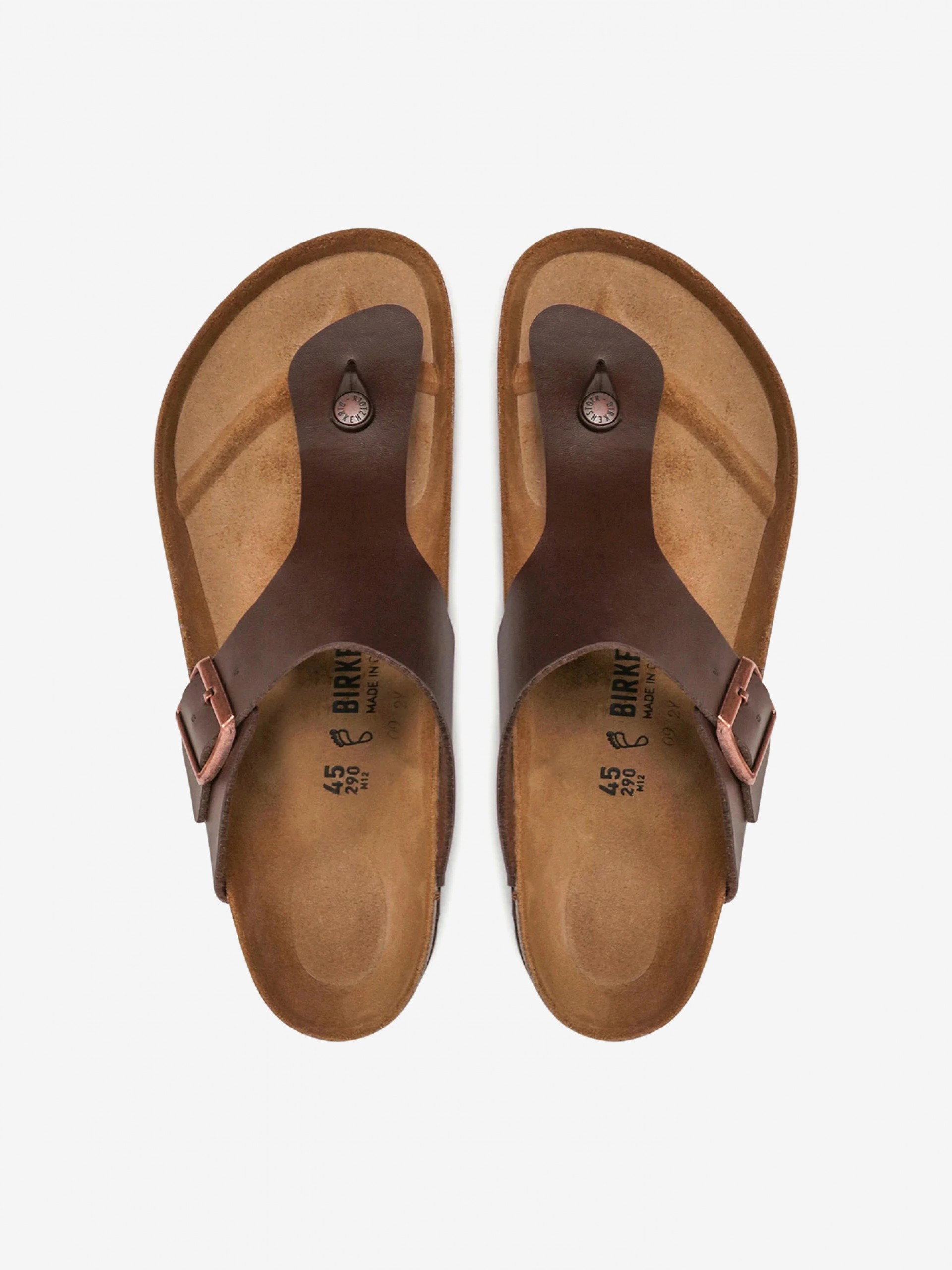 Chinelos Birkenstock Ramses Birko-Flor Castanhos