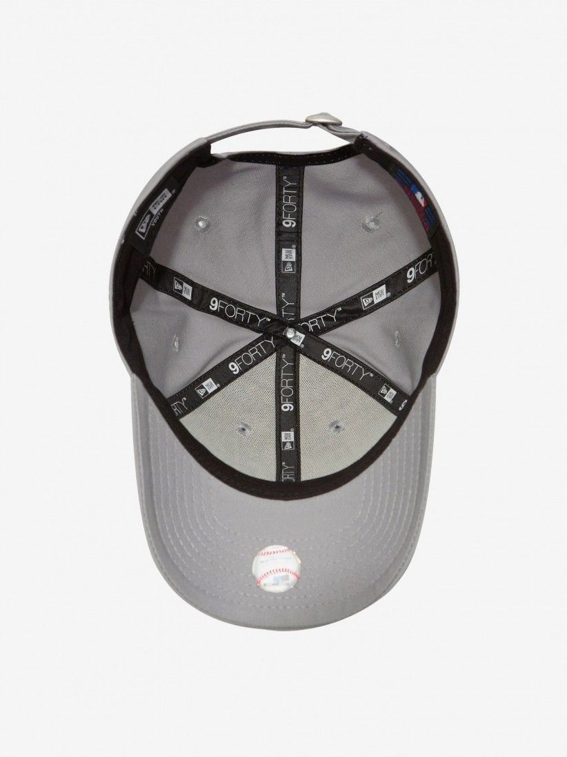New Era 940 New York Yankees Essential 9FORTY Grey Cap New Era 940 New York Yankees Essential 9FORTY Grey Cap
