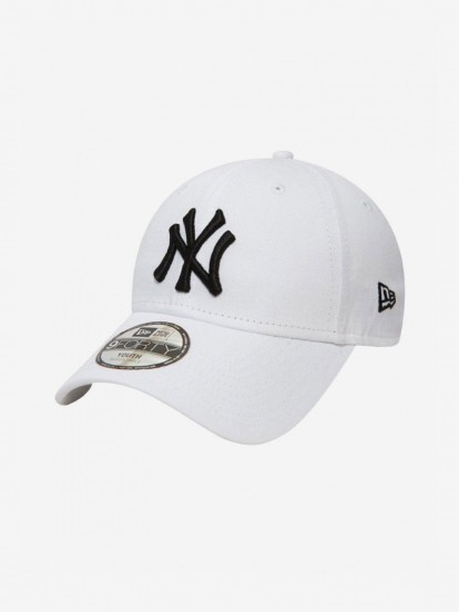New Era New York Yankees Essential 9FORTY Kids White and Black Cap