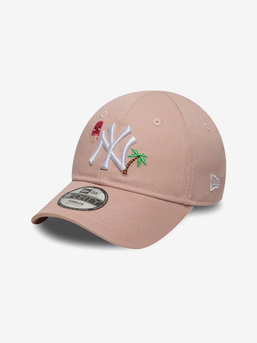New Era New York Yankees Summer 9FORTY Toddler Pink Cap New Era New York Yankees Summer 9FORTY Toddler Pink Cap
