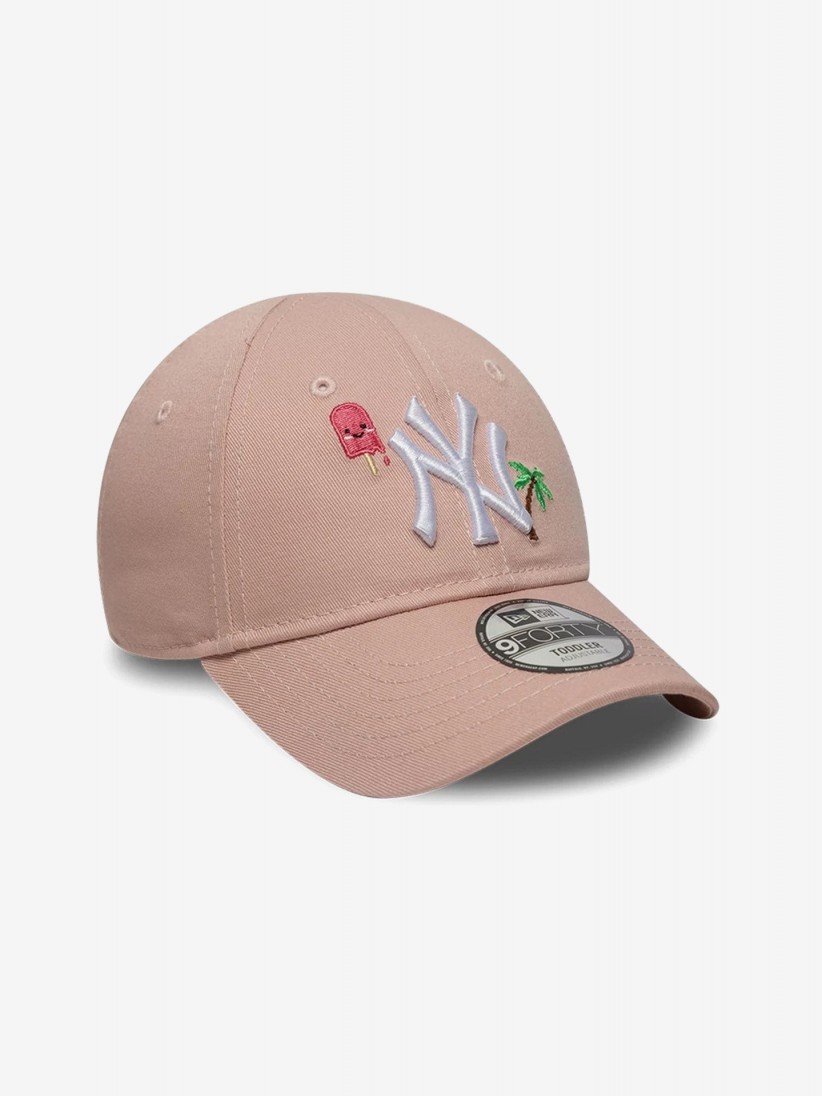 New Era New York Yankees Summer 9FORTY Toddler Pink Cap New Era New York Yankees Summer 9FORTY Toddler Pink Cap