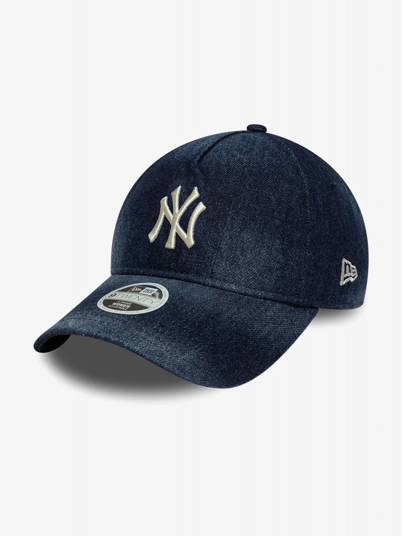 New Era New York Yankees 9TWENTY A-Frame Denim Blue Cap For Women New Era New York Yankees 9TWENTY A-Frame Denim Blue Cap For Women