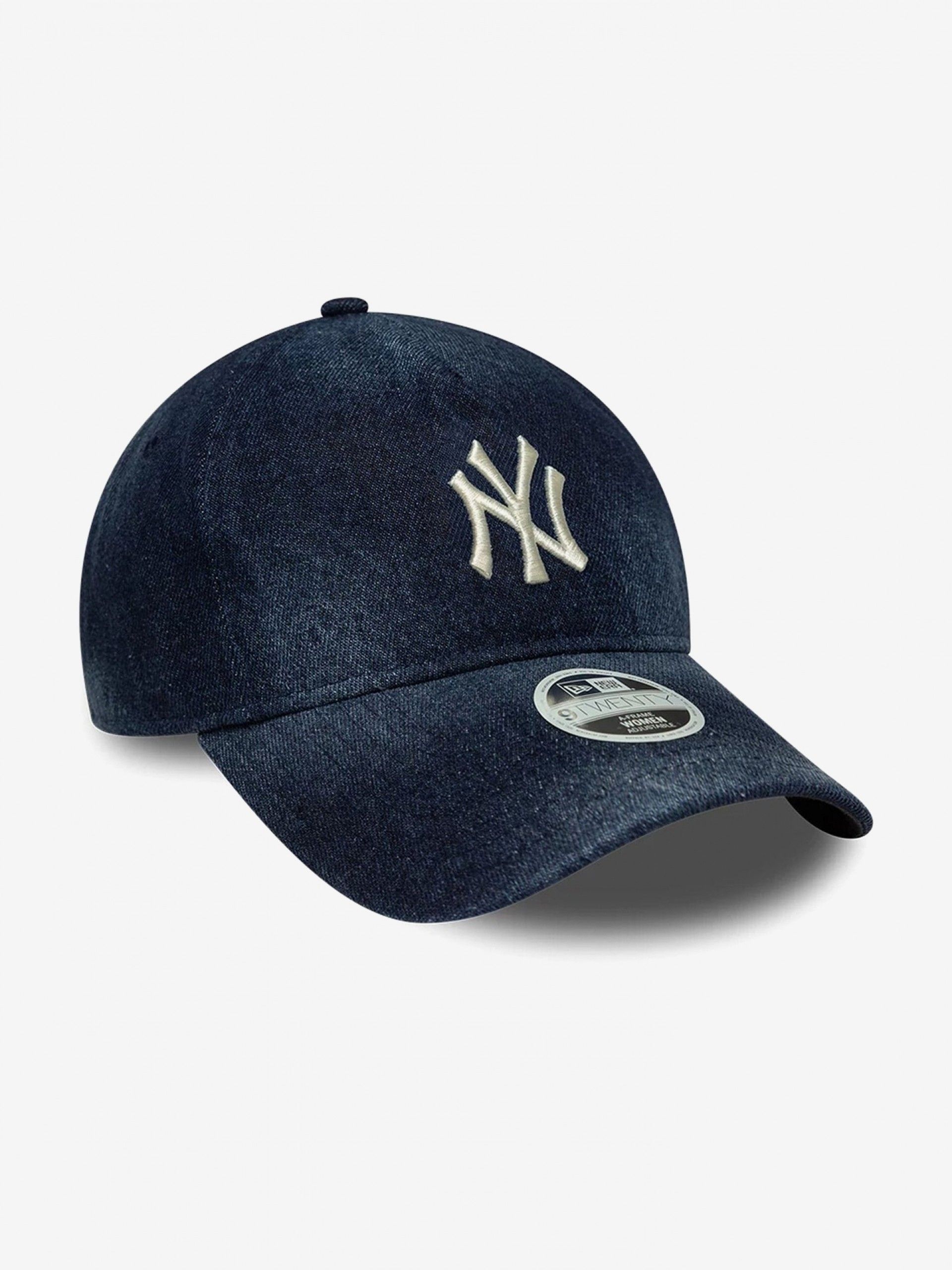 Gorra Vaquera New Era New York Yankees 9TWENTY A-Frame Denim Azul Para Mujer