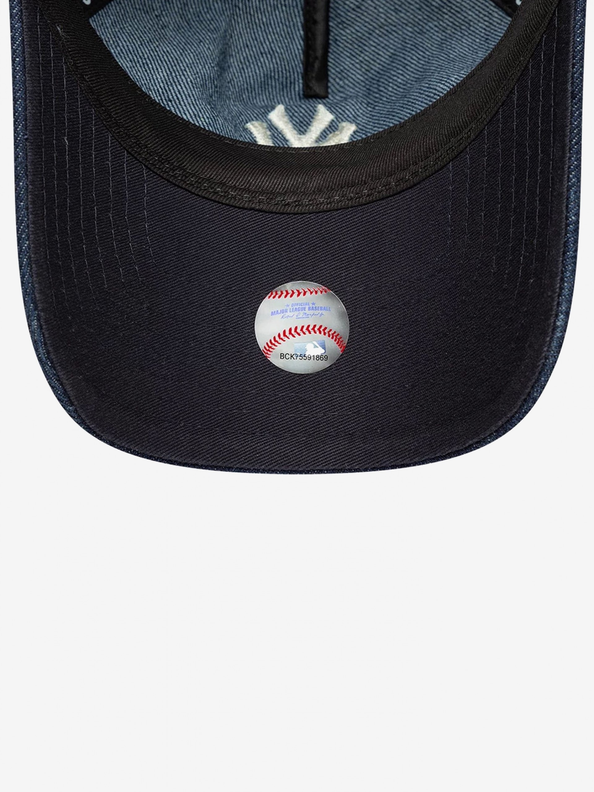 Gorra Vaquera New Era New York Yankees 9TWENTY A-Frame Denim Azul Para Mujer
