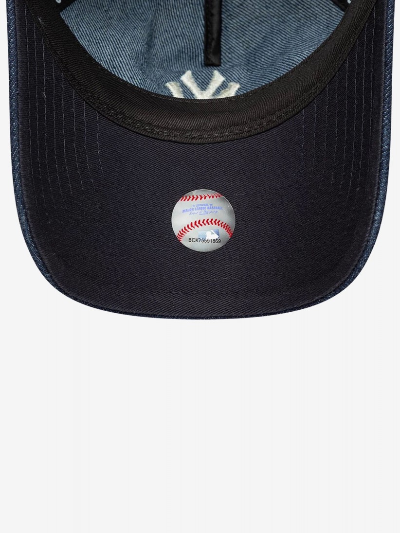 New Era New York Yankees 9TWENTY A-Frame Denim Blue Cap For Women New Era New York Yankees 9TWENTY A-Frame Denim Blue Cap For Women