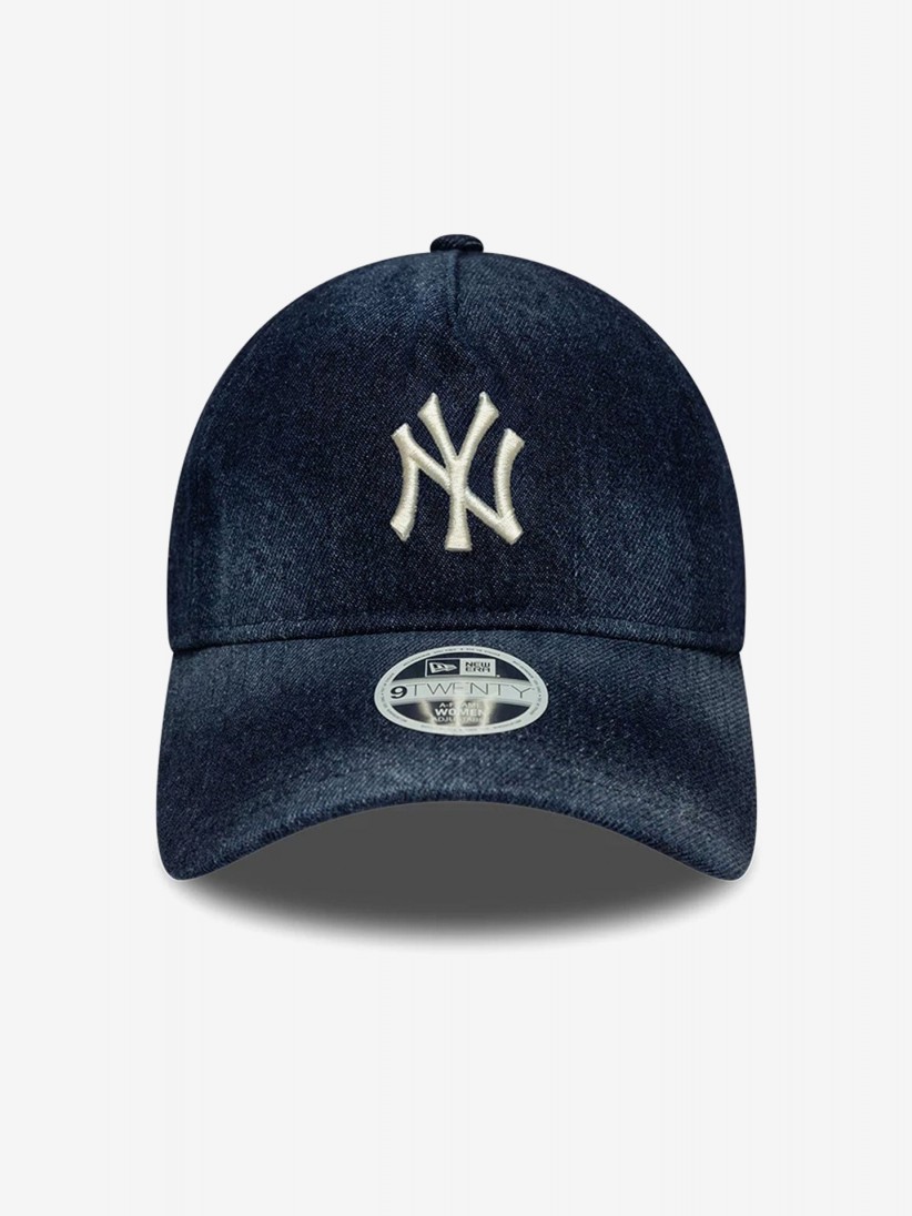 New Era New York Yankees 9TWENTY A-Frame Denim Blue Cap For Women New Era New York Yankees 9TWENTY A-Frame Denim Blue Cap For Women