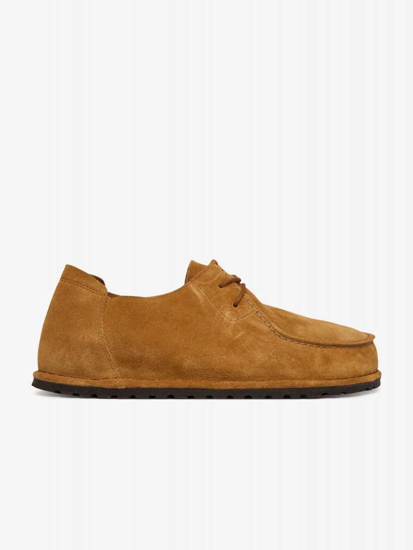 Birkenstock Utti Lace Suede Leather Camel Shoes