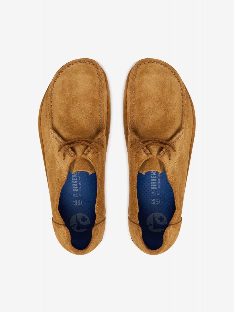 Birkenstock Utti Lace Suede Leather Camel Shoes